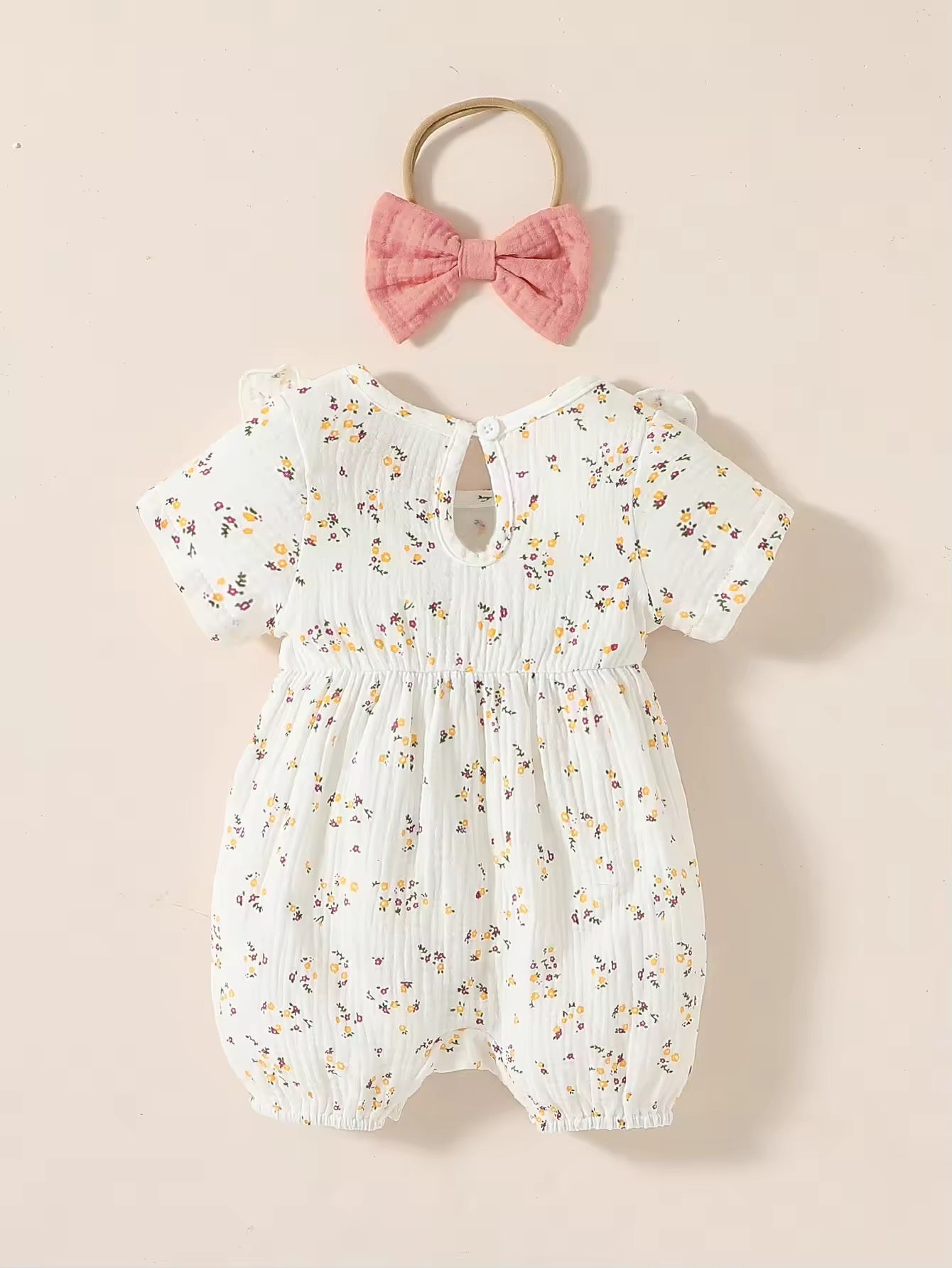 CUTEST BOWY 2PIECE-BOW & ROMPER
