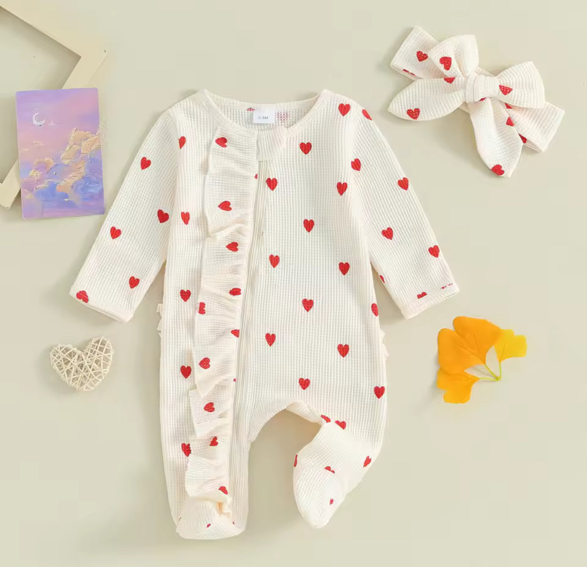 CINDY BOWY ROMPER 2-PIECE SET