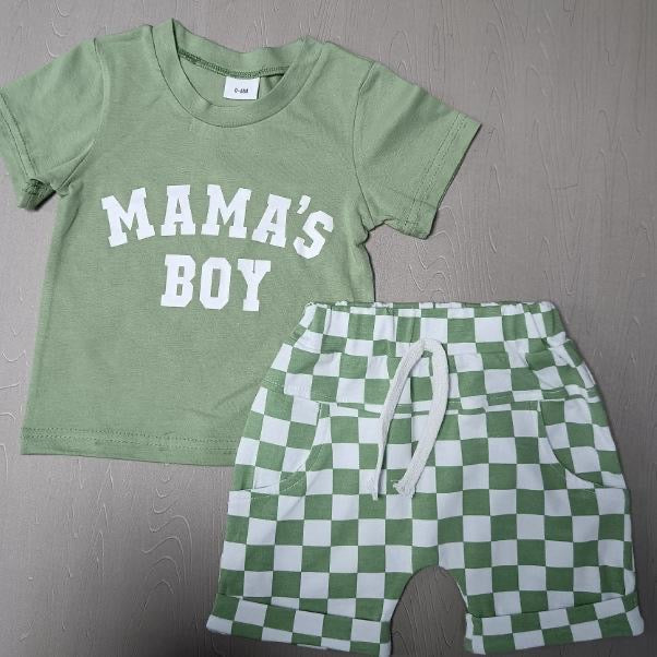 MAMA’S BOY OUTFIT SET