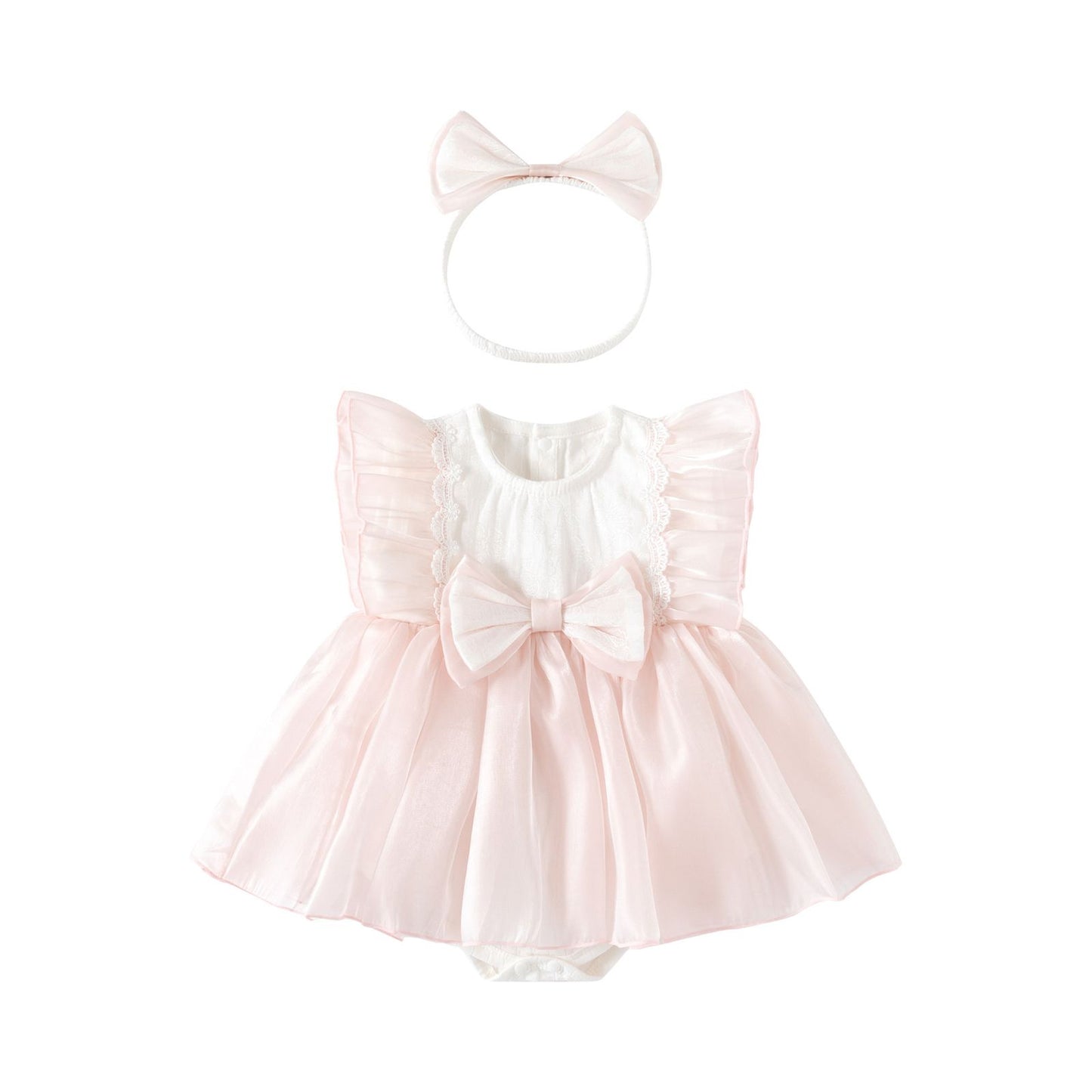 BOWRINA ROMPER DRESS