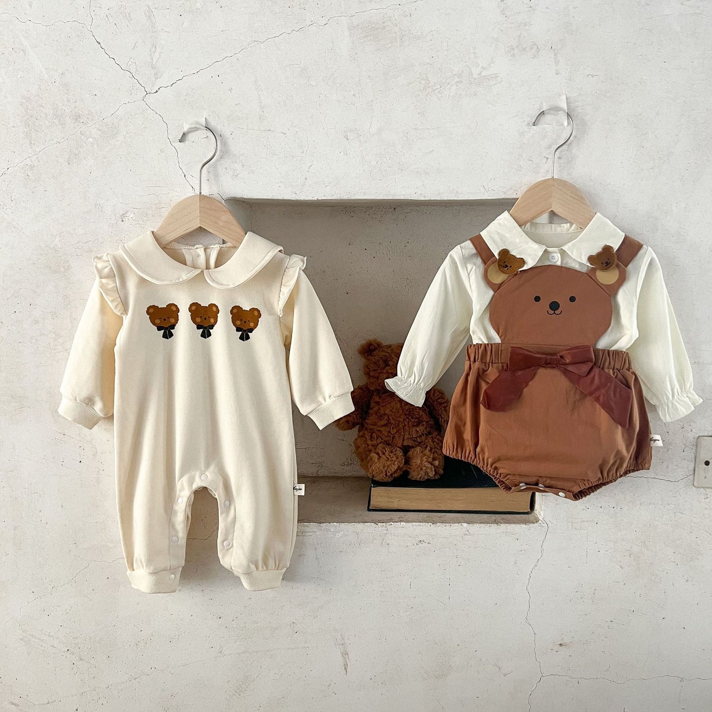BEAR & BLOUSE SET