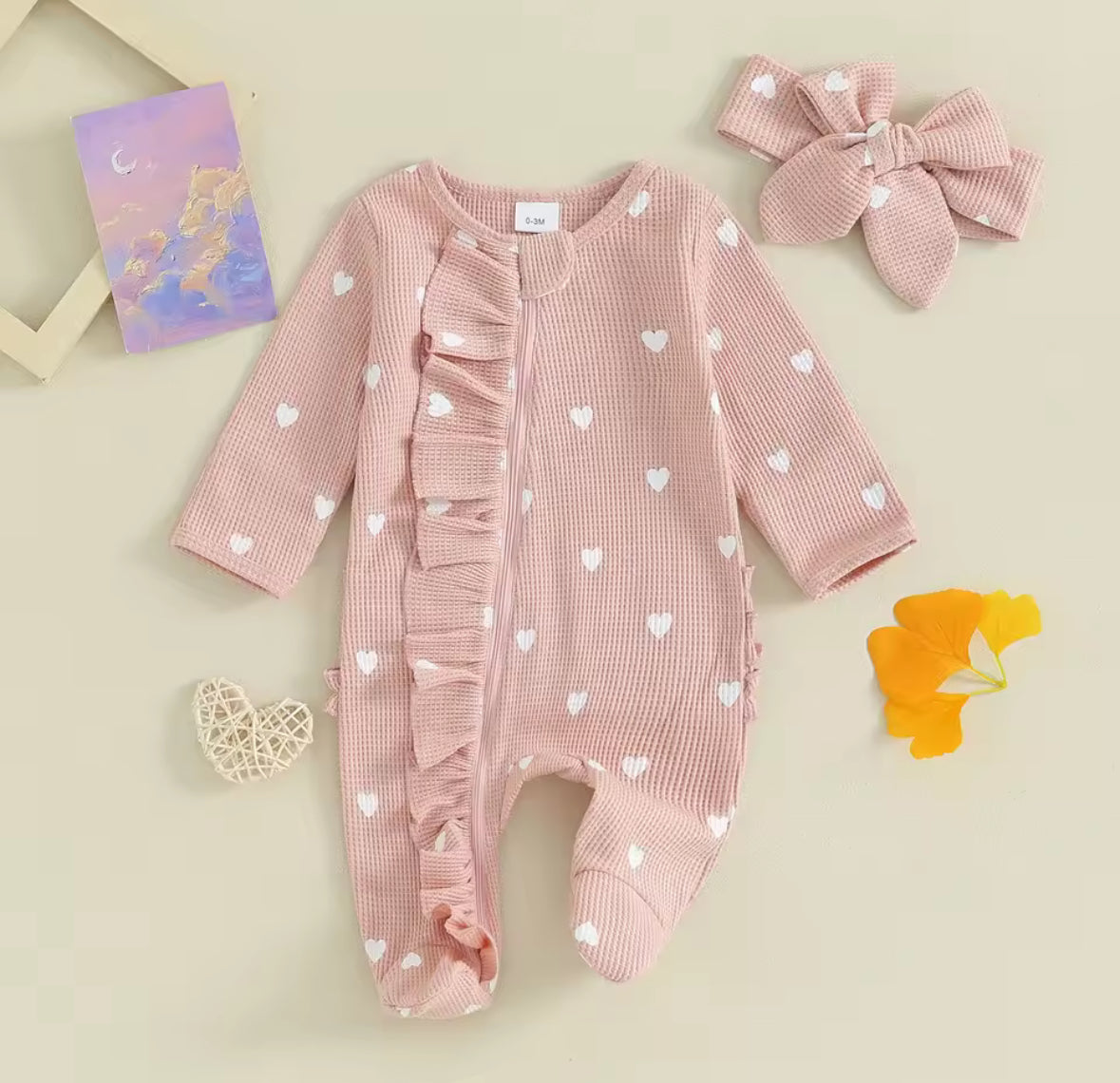 CINDY BOWY ROMPER 2-PIECE SET