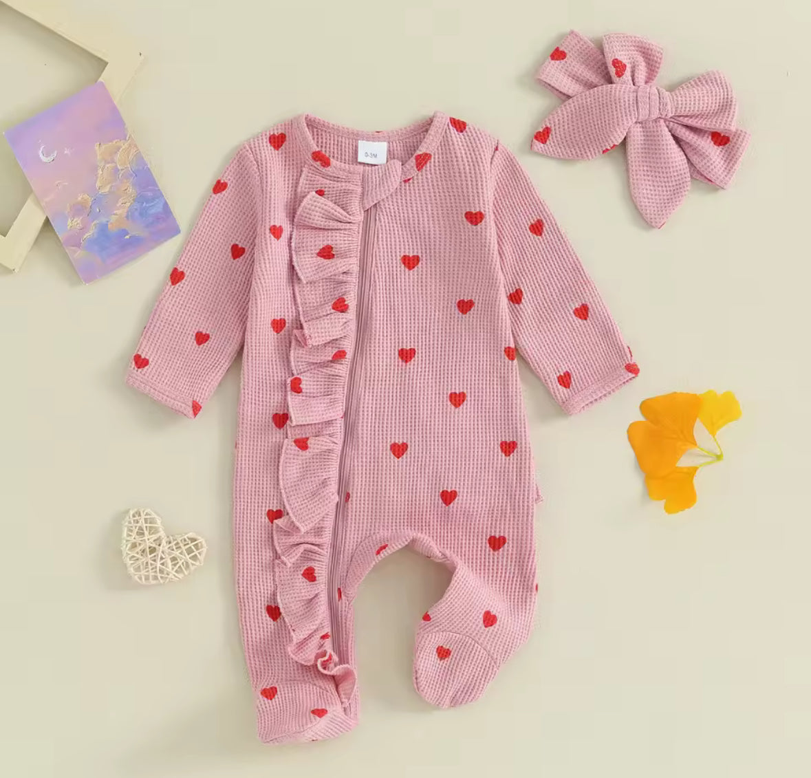 CINDY BOWY ROMPER 2-PIECE SET