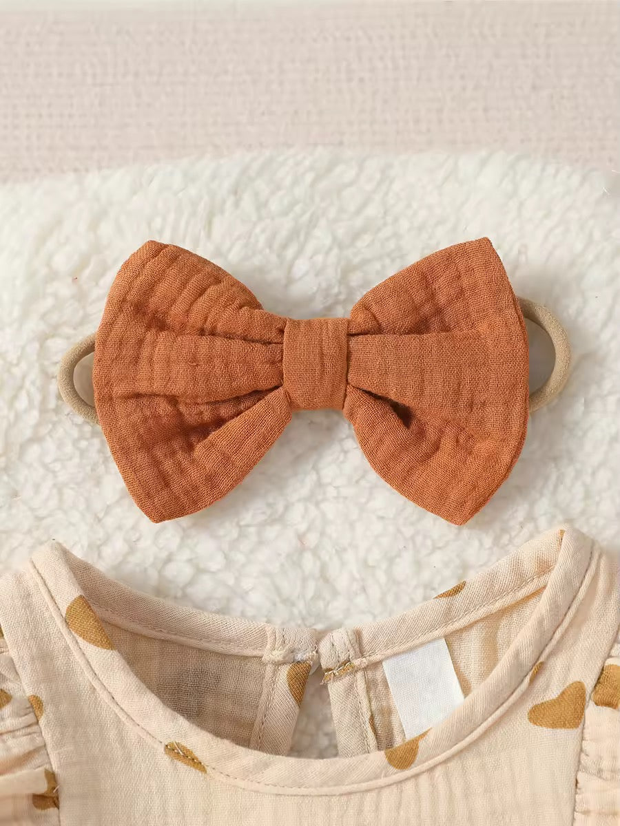 CUTEST BOWY 2PIECE-BOW & ROMPER