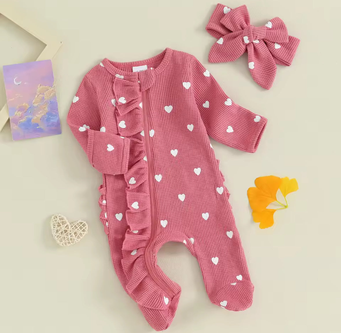 CINDY BOWY ROMPER 2-PIECE SET