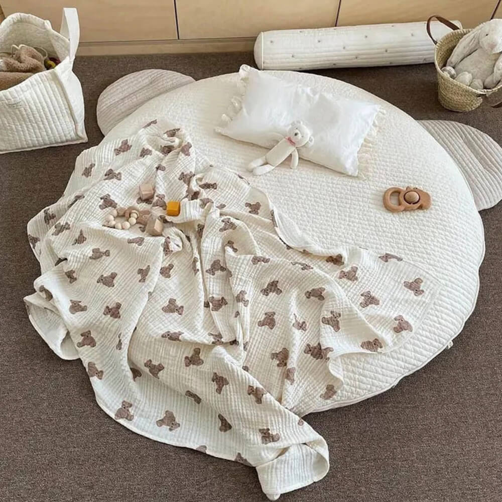 MUSLIN BED COMFORTER SLEEPING BLANKET