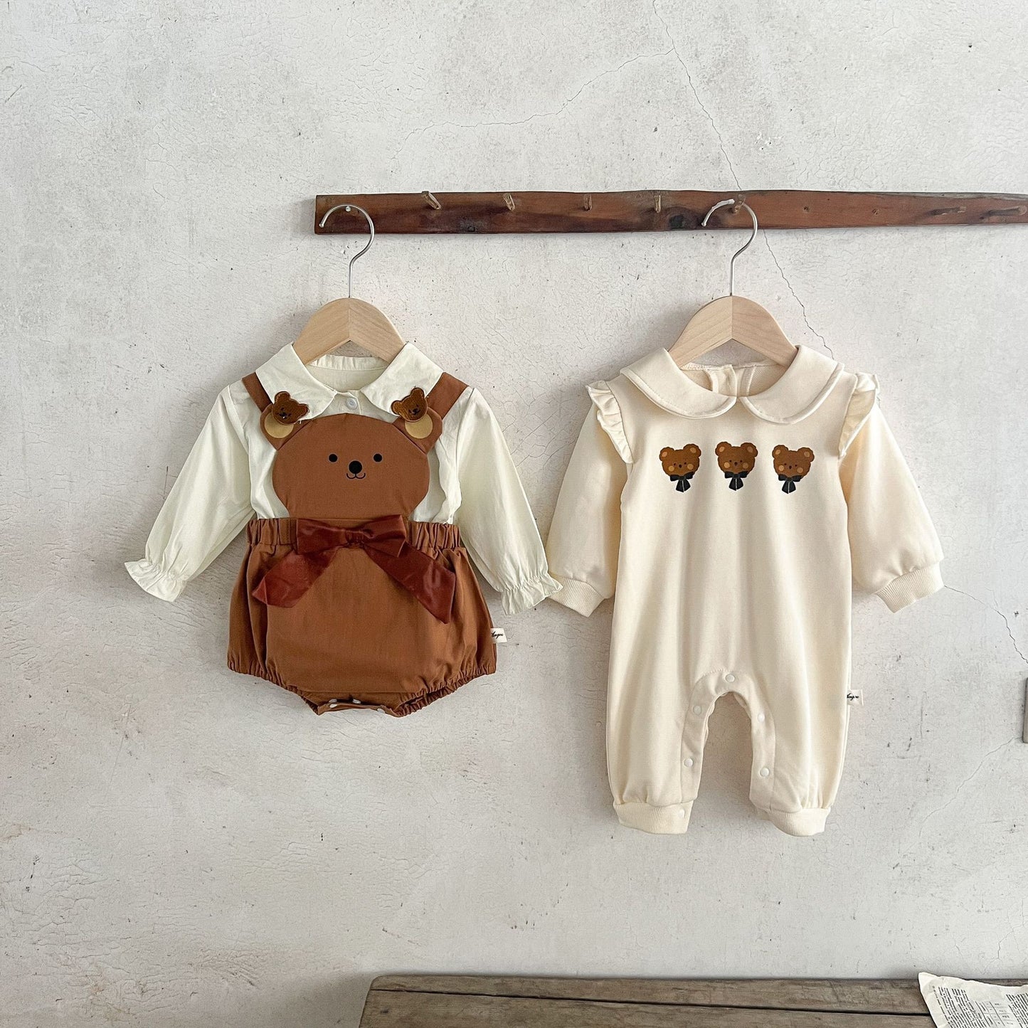 BEAR & BLOUSE SET