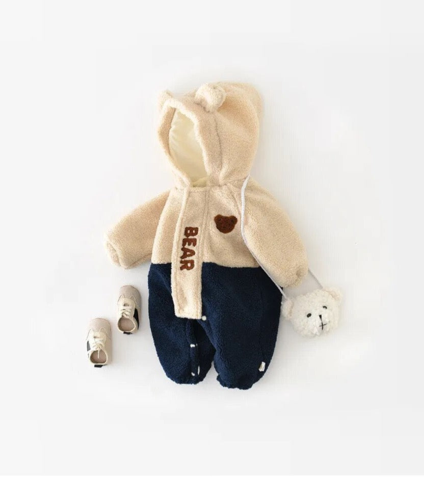 SAMY HOODED ROMPER