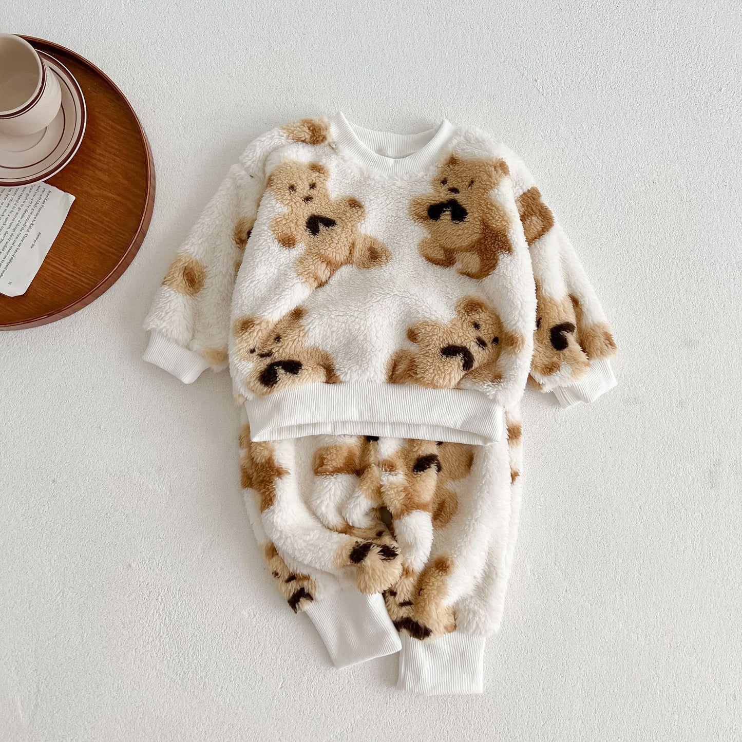 Baby Fleece Shirt and Pants Set