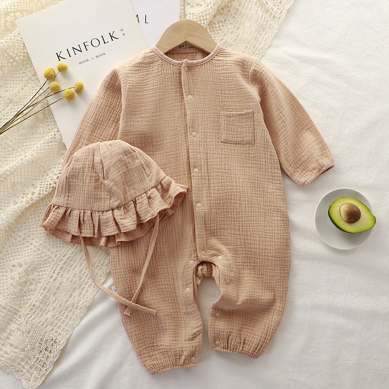 Baby Musselin Jumpsuit 2er Set