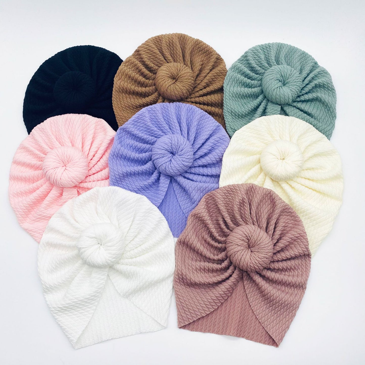 Knotted Hats for Baby Girl