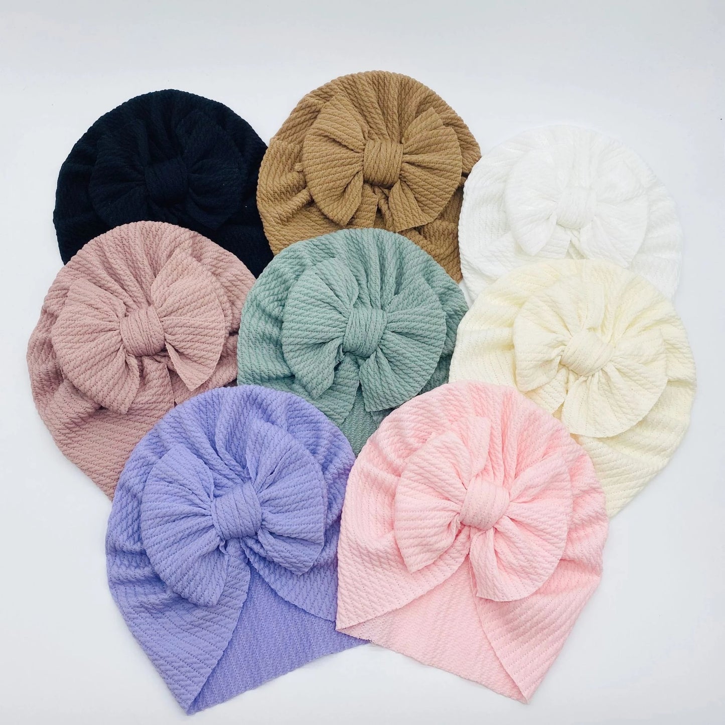 Knotted Hats for Baby Girl