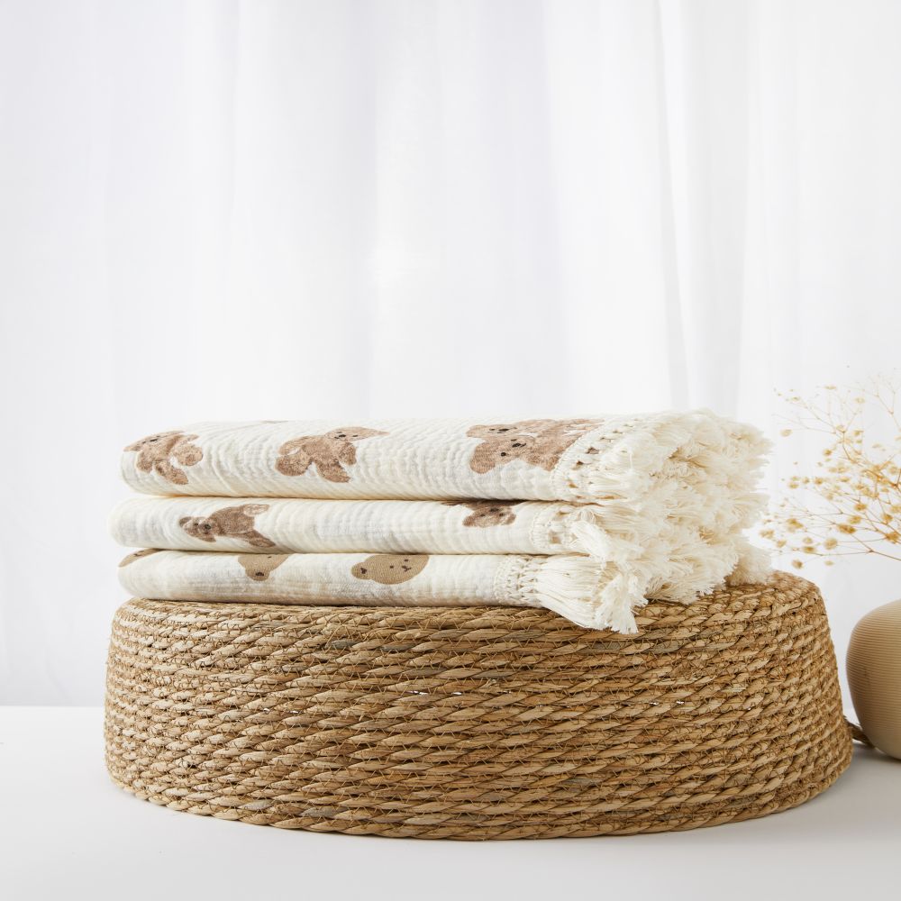 MUSLIN BED COMFORTER SLEEPING BLANKET