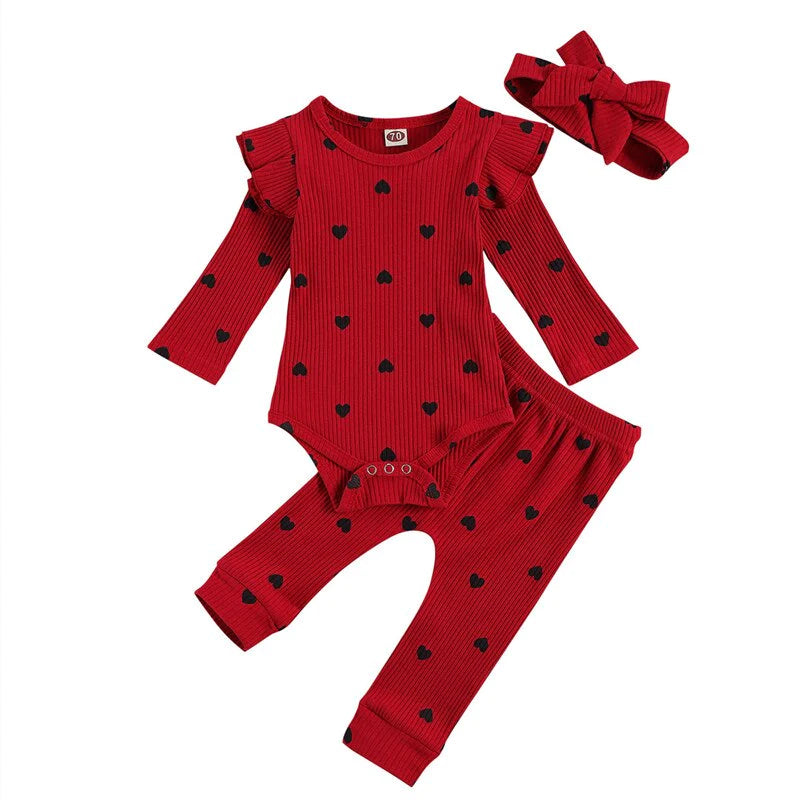 SET 3 PEZZI CUORE A COSTINE