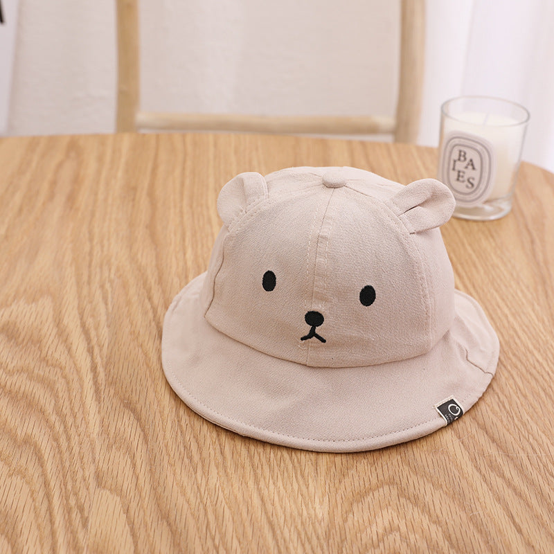 CUTE BEAR SPRING SUMMER BABY BUCKET HAT 