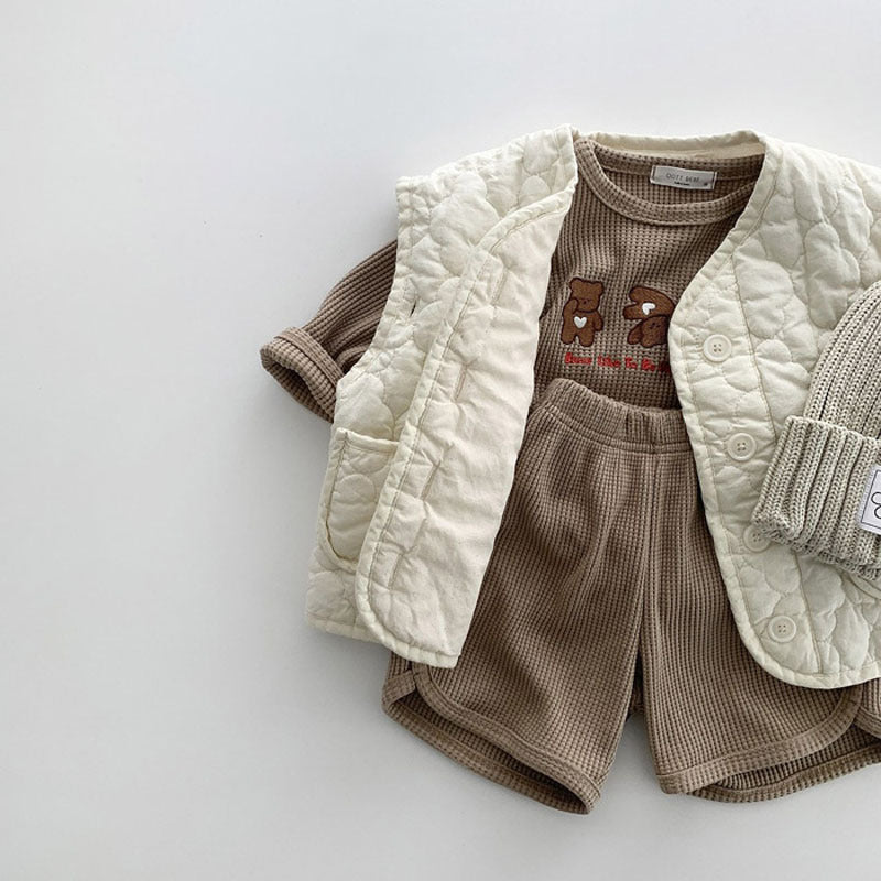 Rib Two-Piece Teddy | 100% cotton