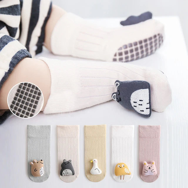 Cotton Animal Baby Socks Non Slip