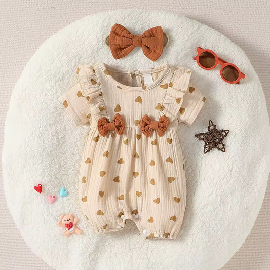 CUTEST BOWY 2PIECE-BOW & ROMPER