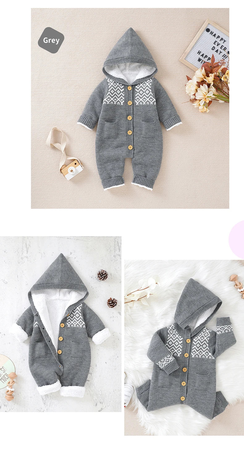 TAYLER HOODED FLEECE-LINED KNIT RO