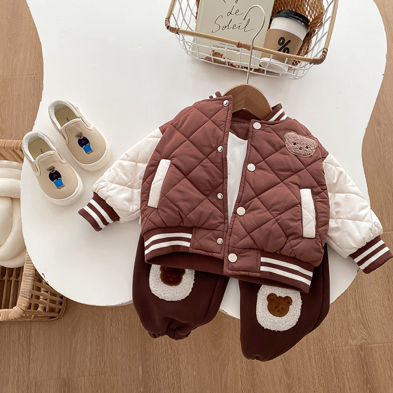 TIMMY BABY COTTON Warm Baseball Jacket