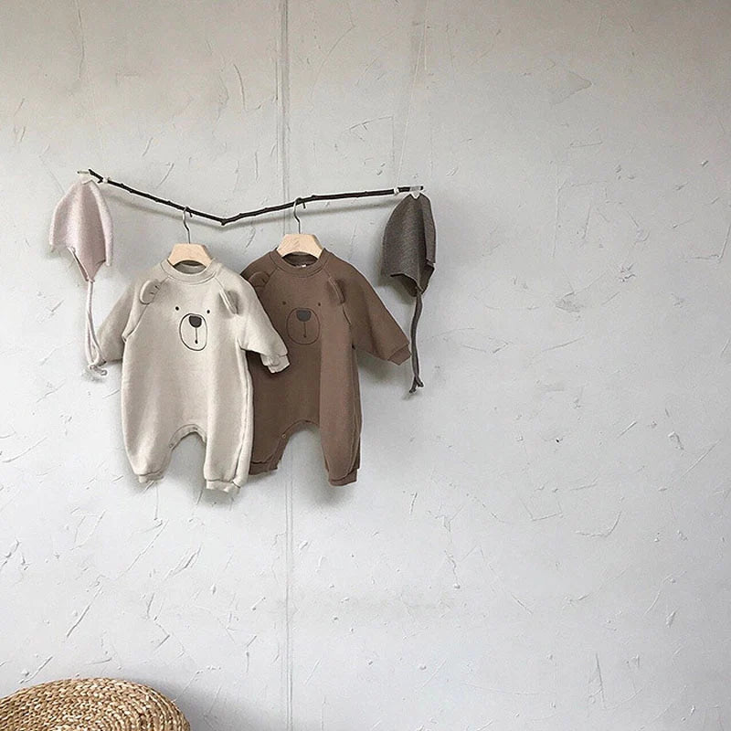 BEAR COTTON BABY JUMPSUIT