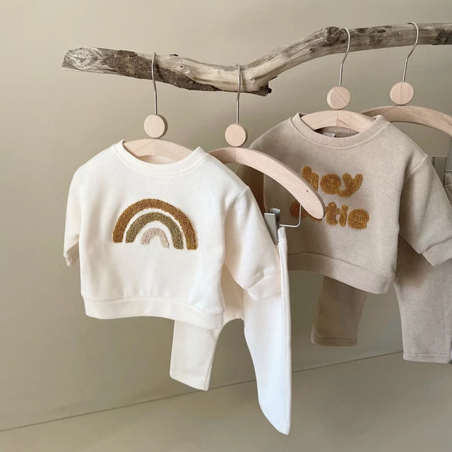 RAINBOW SWEATER &amp; PANTS SET