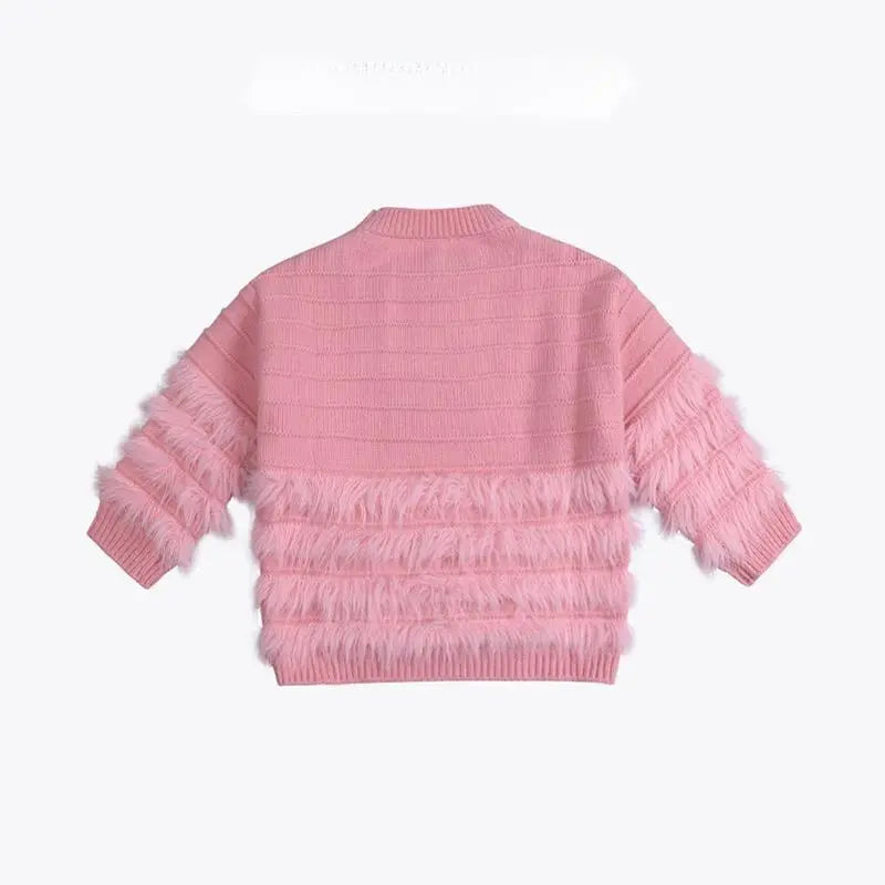 CUTENESS FURRY KNIT SWEATER