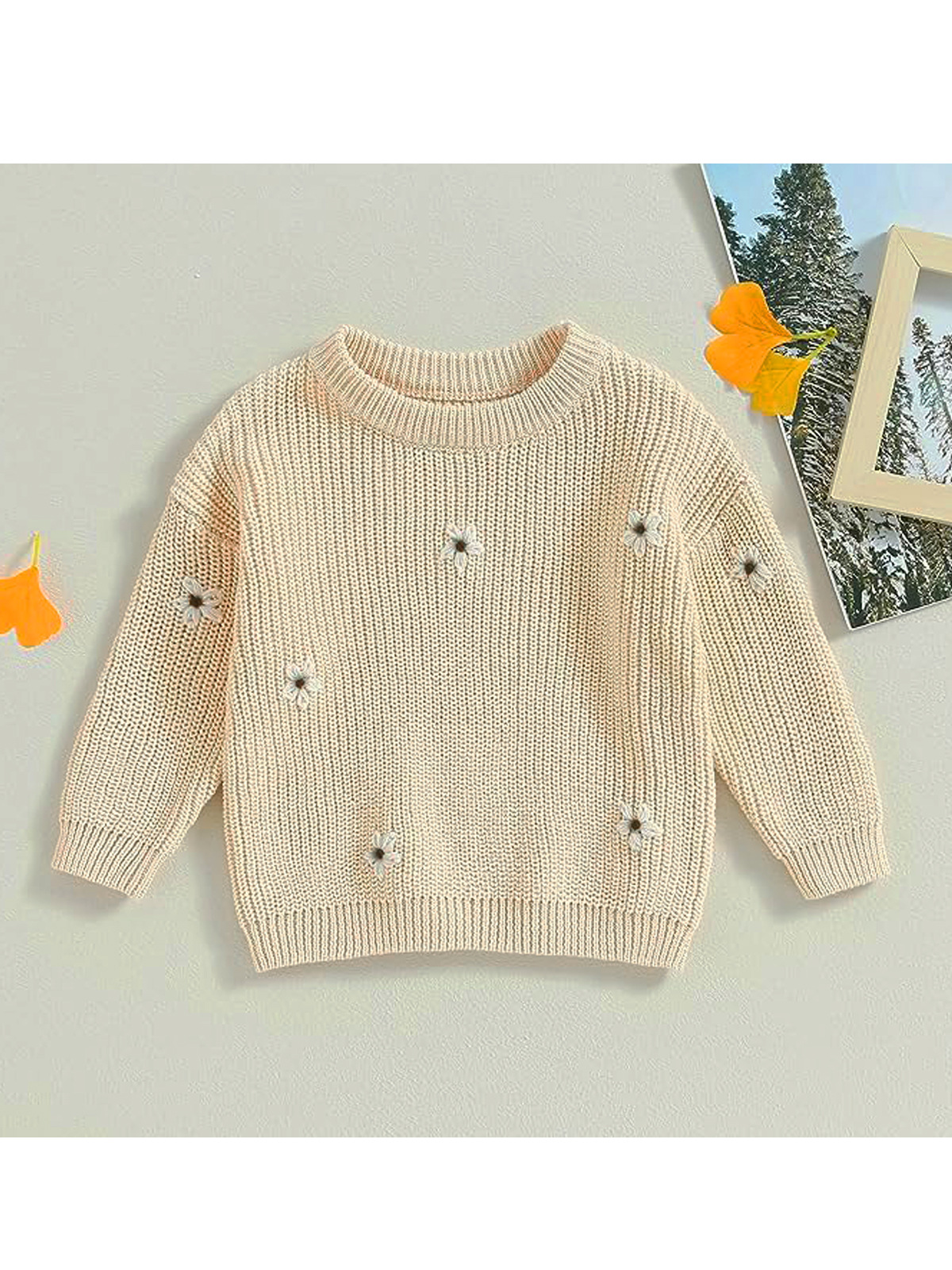 KNITTED DAISY JUMPER 