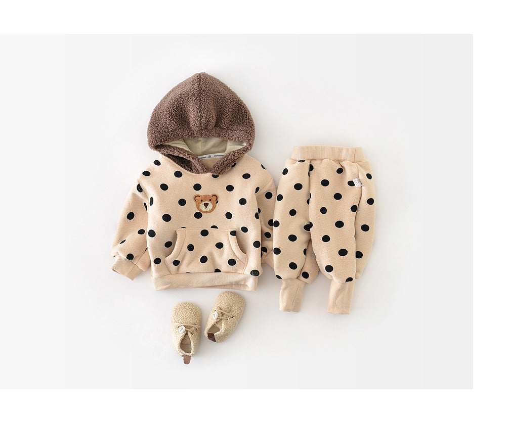 WARM MIKEY 2-PIECE SET WITH HOOD