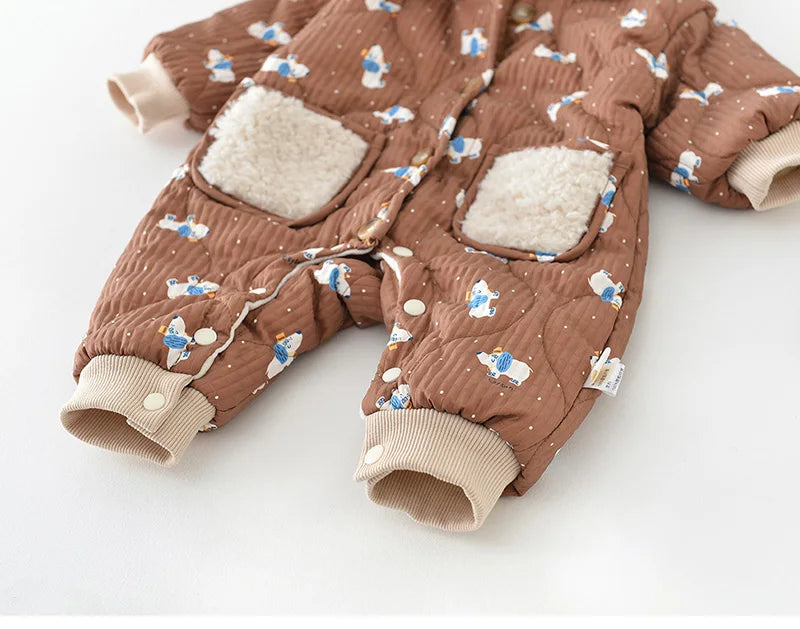 TONI BEAR WARM ROMPER + BAG