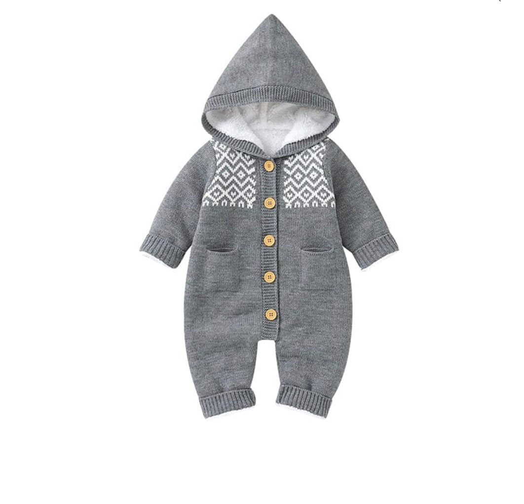 TAYLER HOODED FLEECE-LINED KNIT RO