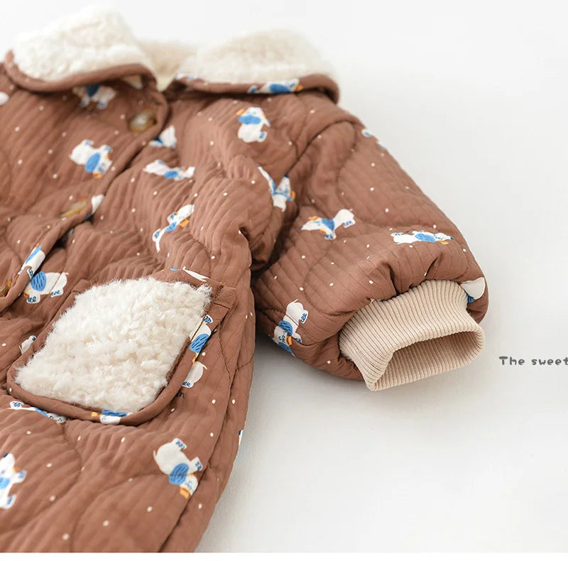 TONI BEAR WARM ROMPER + BAG