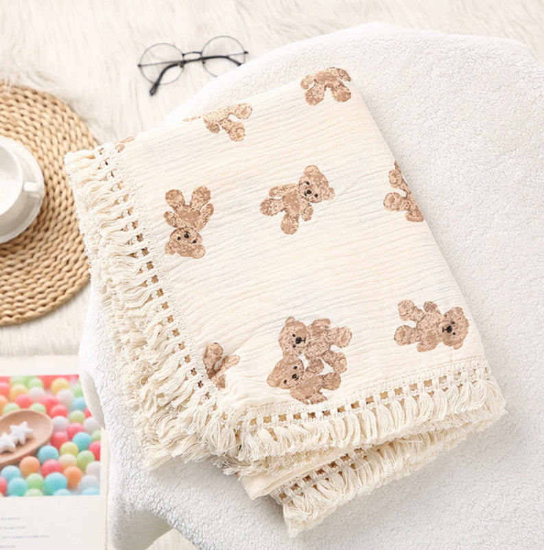 MUSLIN BED COMFORTER SLEEPING BLANKET