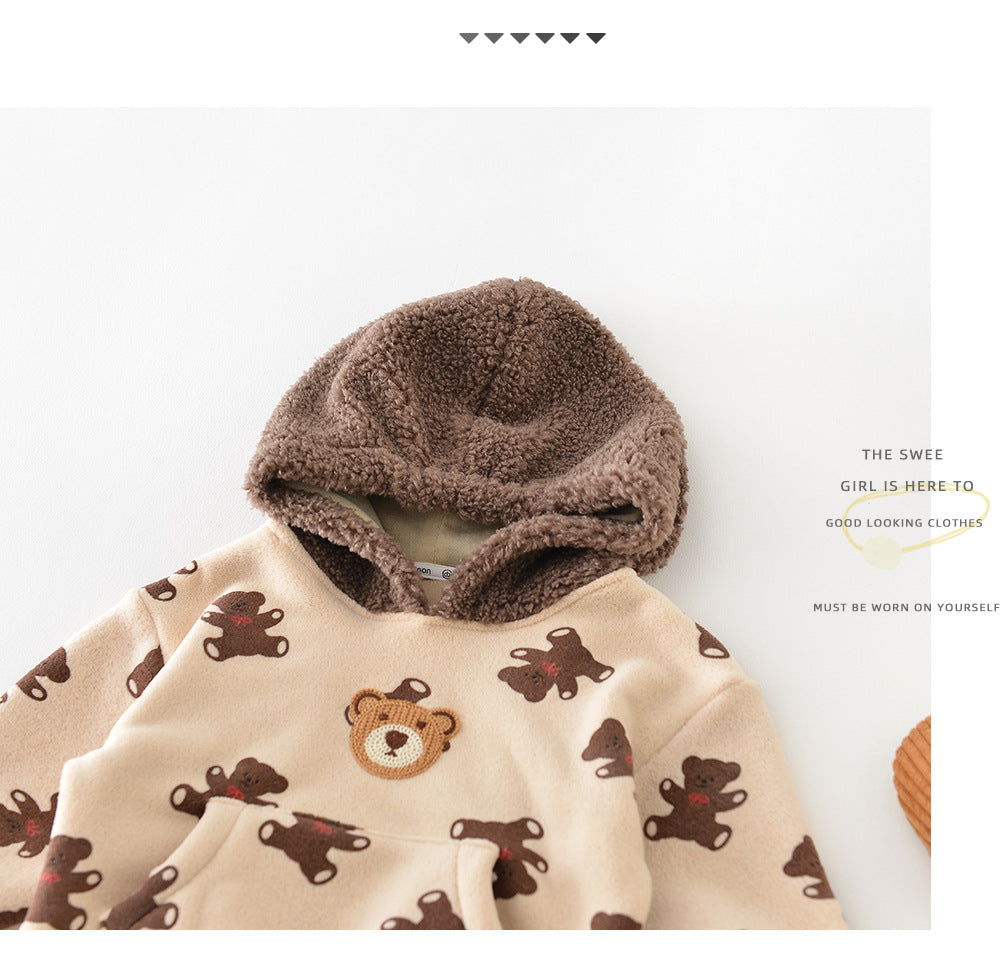 WARM MIKEY 2-PIECE SET WITH HOOD