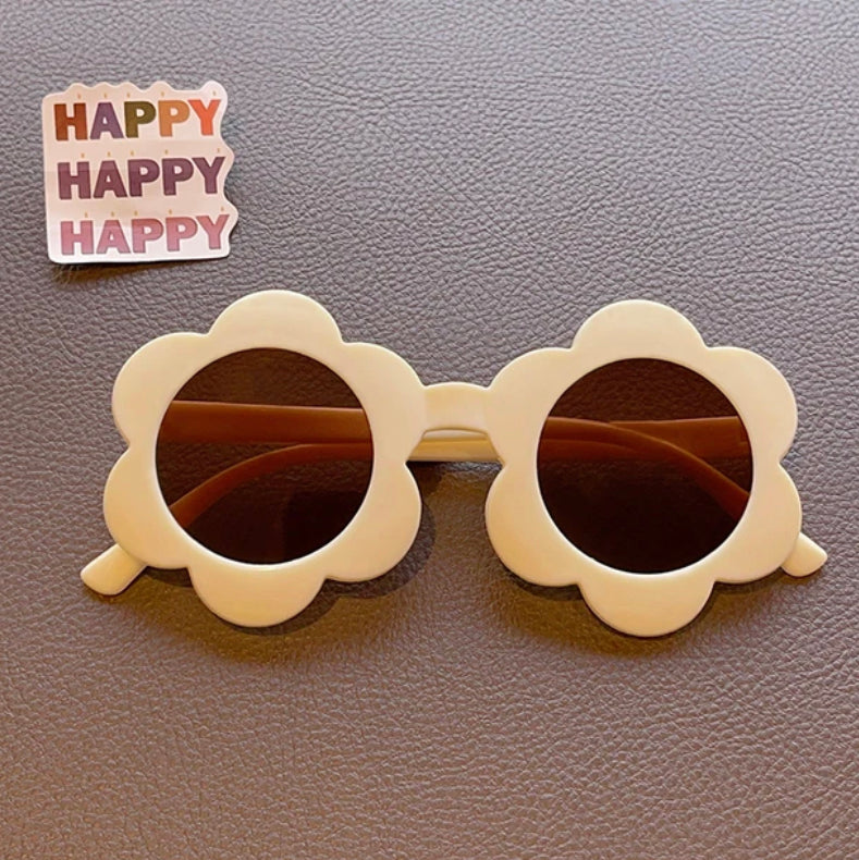SUNGLASSES FLOWER RUND BLUSH