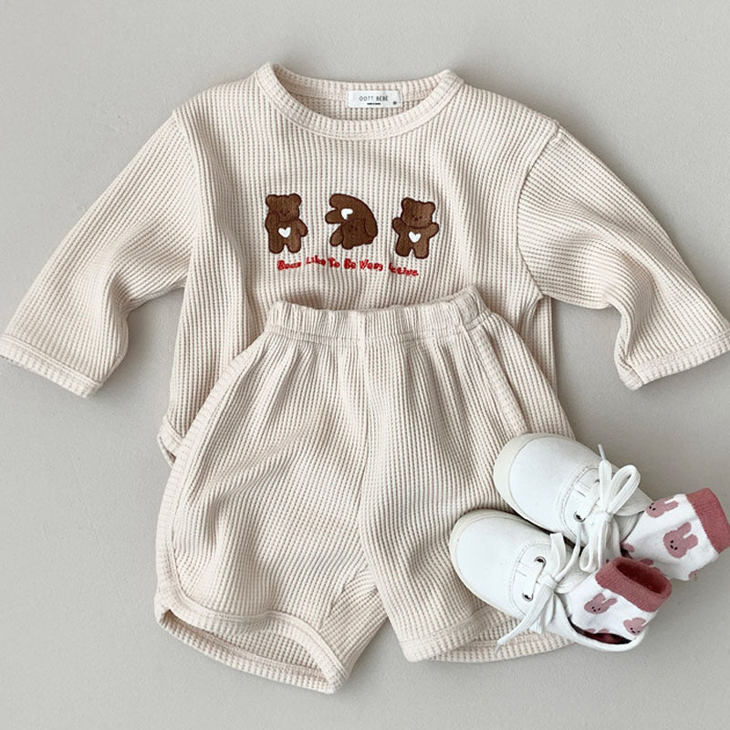Rib Two-Piece Teddy | 100% cotton