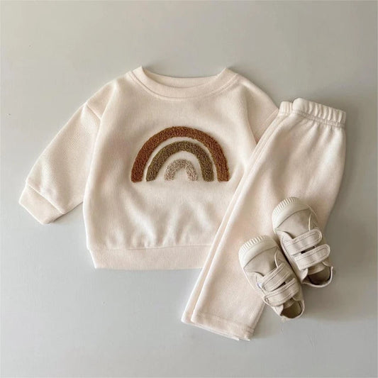 RAINBOW SWEATER &amp; PANTS SET