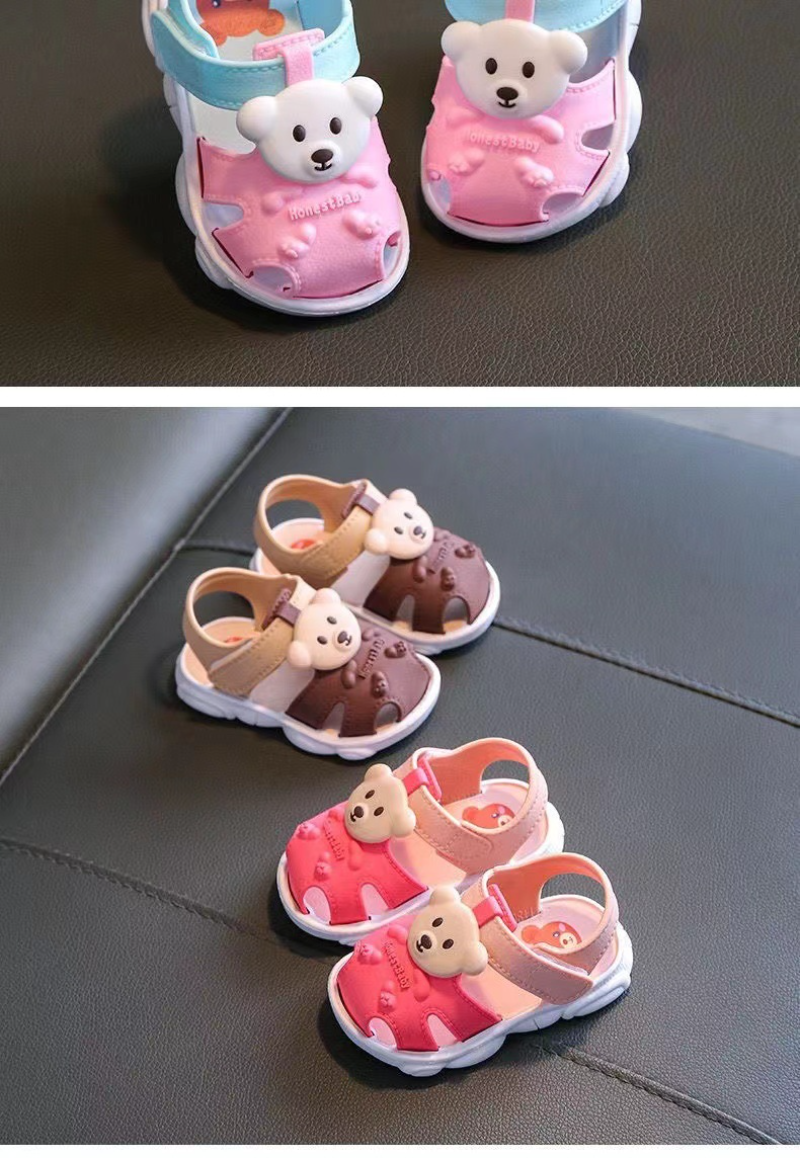 Summer Closed Toe Little Bear Beach Shoes