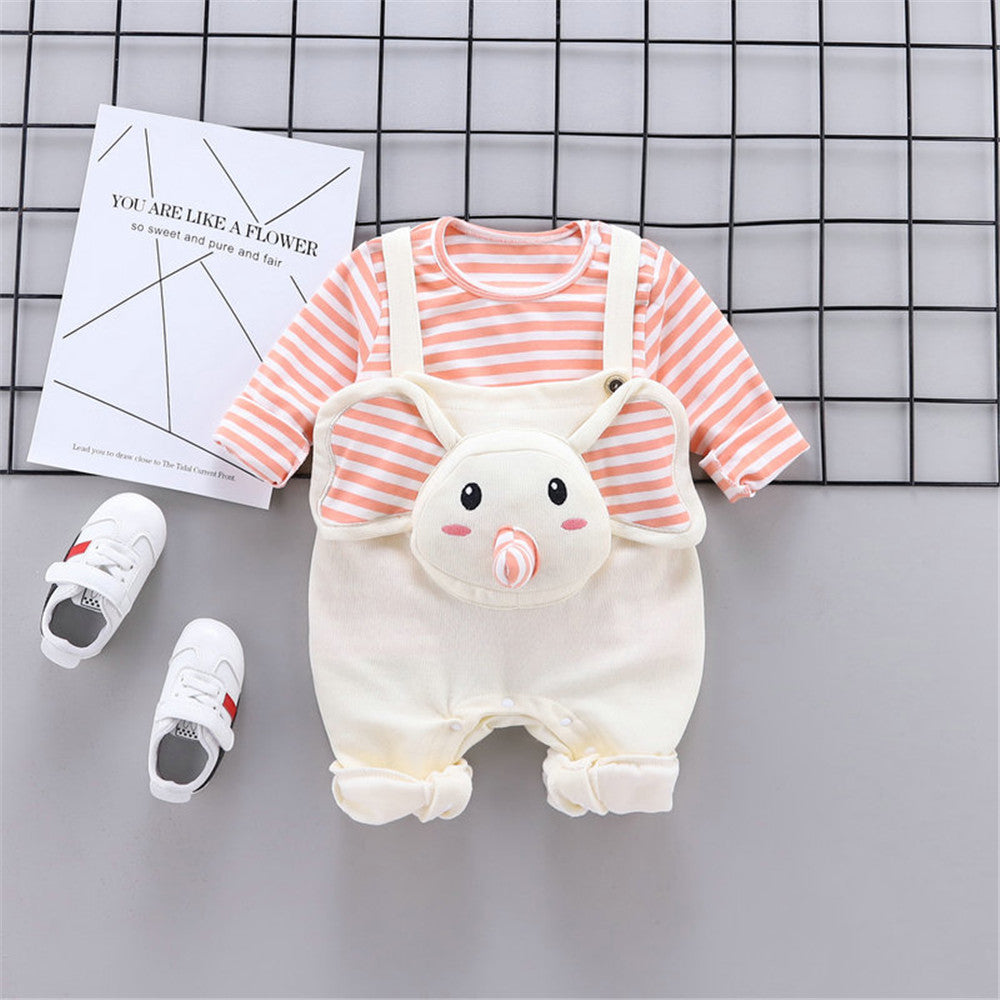 BABY ELEPHANT ROMPER SET