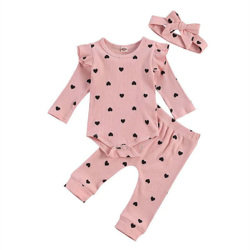 SET 3 PEZZI CUORE A COSTINE