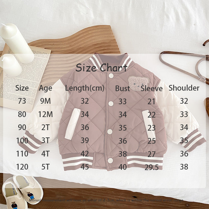 TIMMY BABY COTTON Warm Baseball Jacket