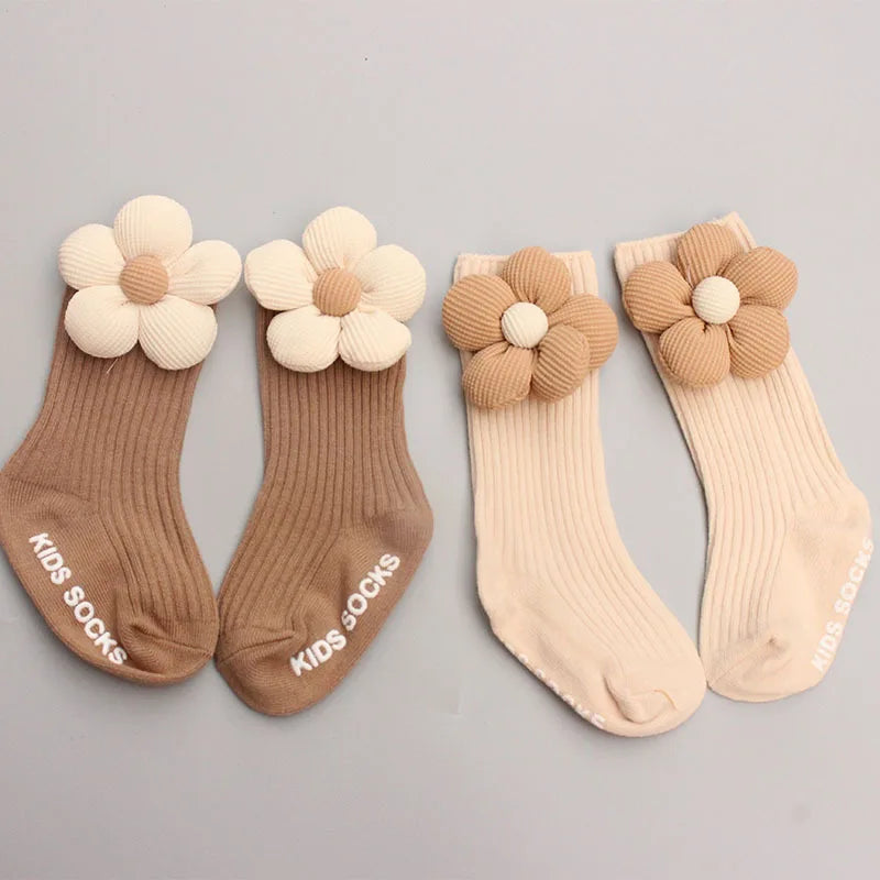 FLOWER HAT &amp; SOCK SET