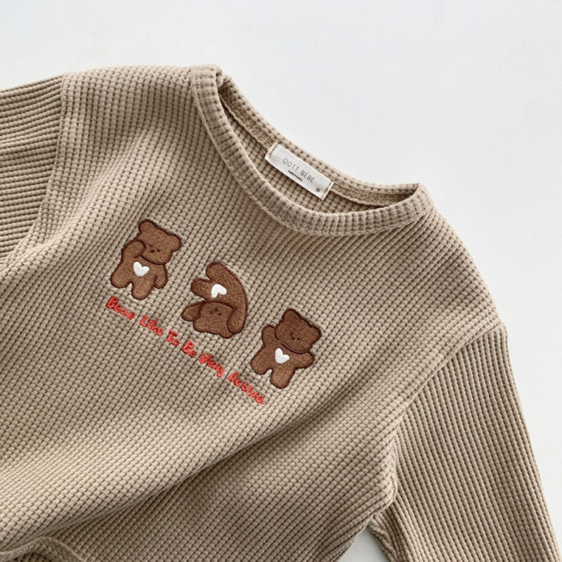 Rib Two-Piece Teddy | 100% cotton