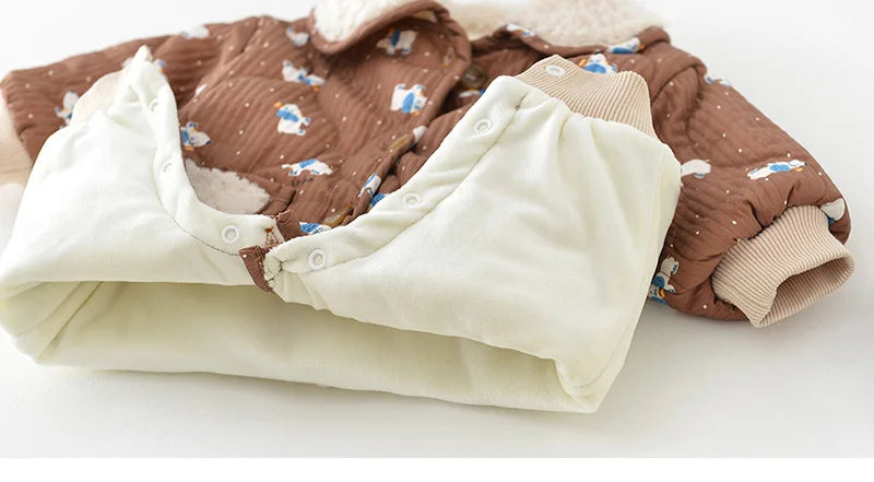 TONI BEAR WARM ROMPER + BAG