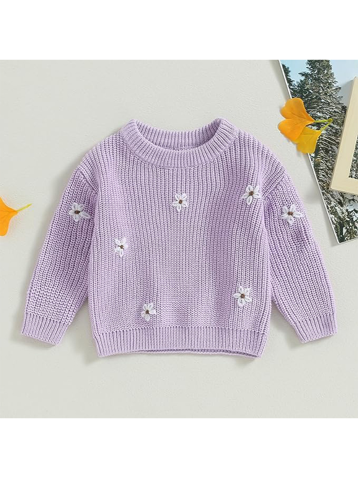 KNITTED DAISY JUMPER 
