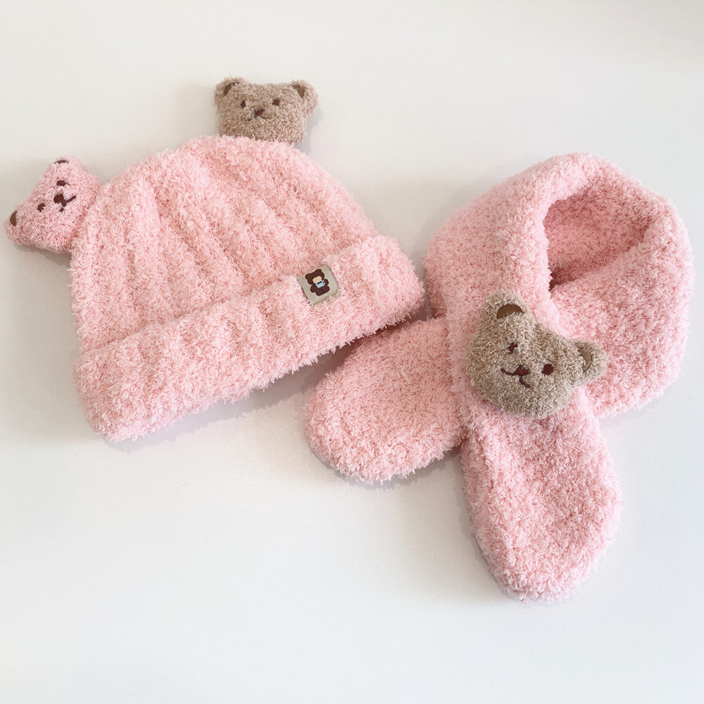 BABY BEAR HAT &amp; SCARF