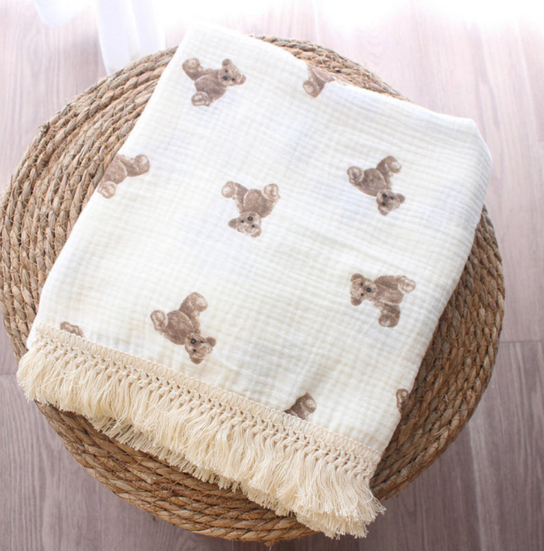 MUSLIN BED COMFORTER SLEEPING BLANKET