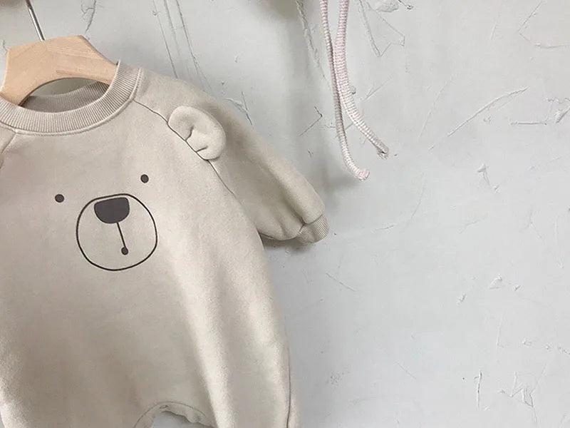 BEAR COTTON BABY JUMPSUIT
