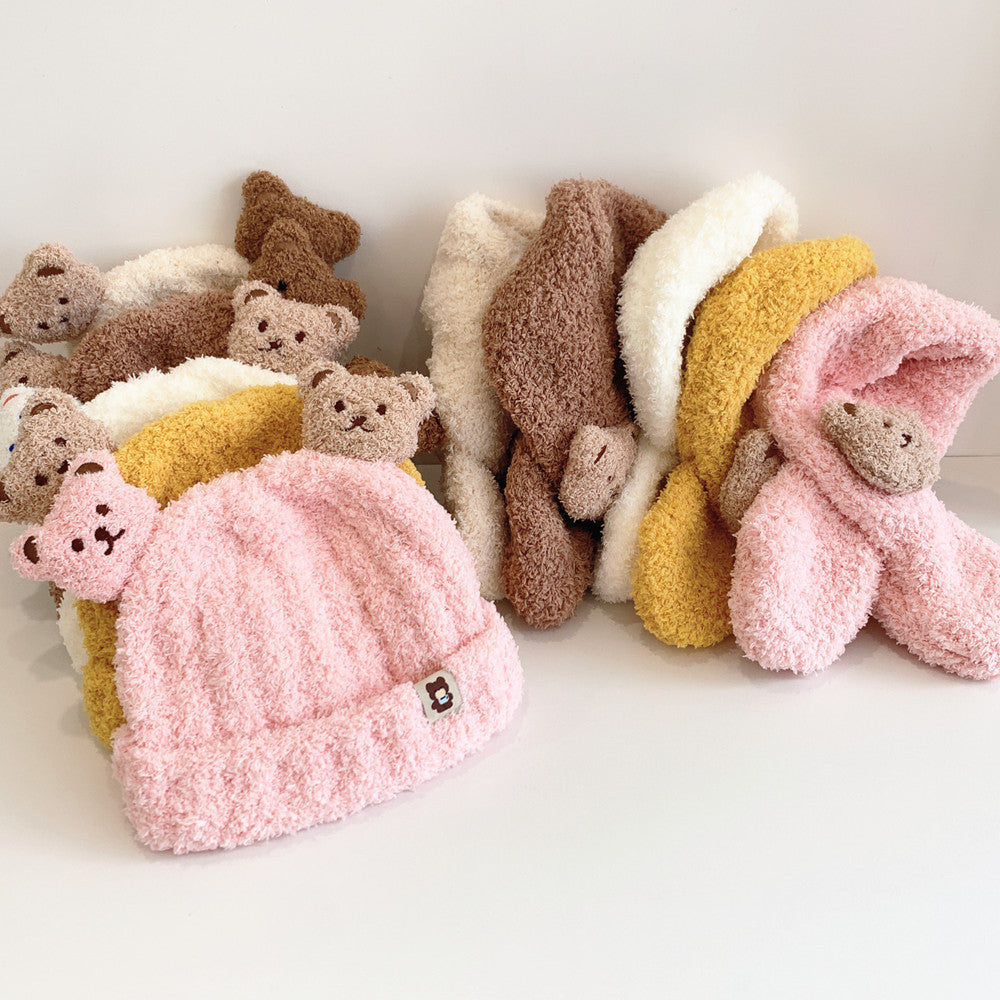 BABY BEAR HAT &amp; SCARF