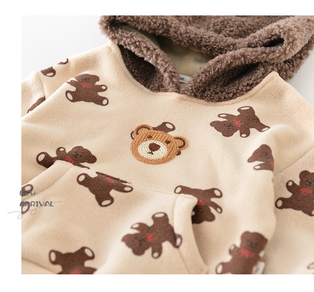 WARM MIKEY 2-PIECE SET WITH HOOD